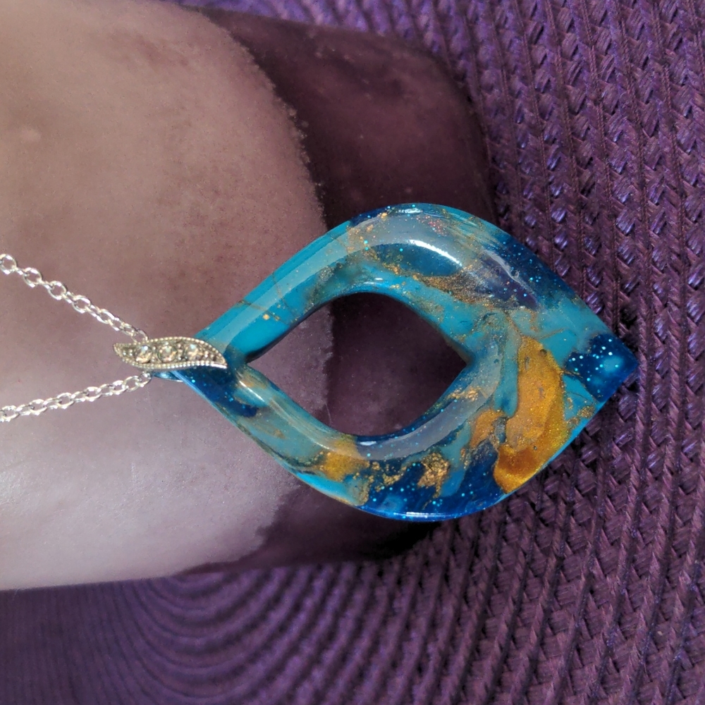 Turquoise and Gold Necklace